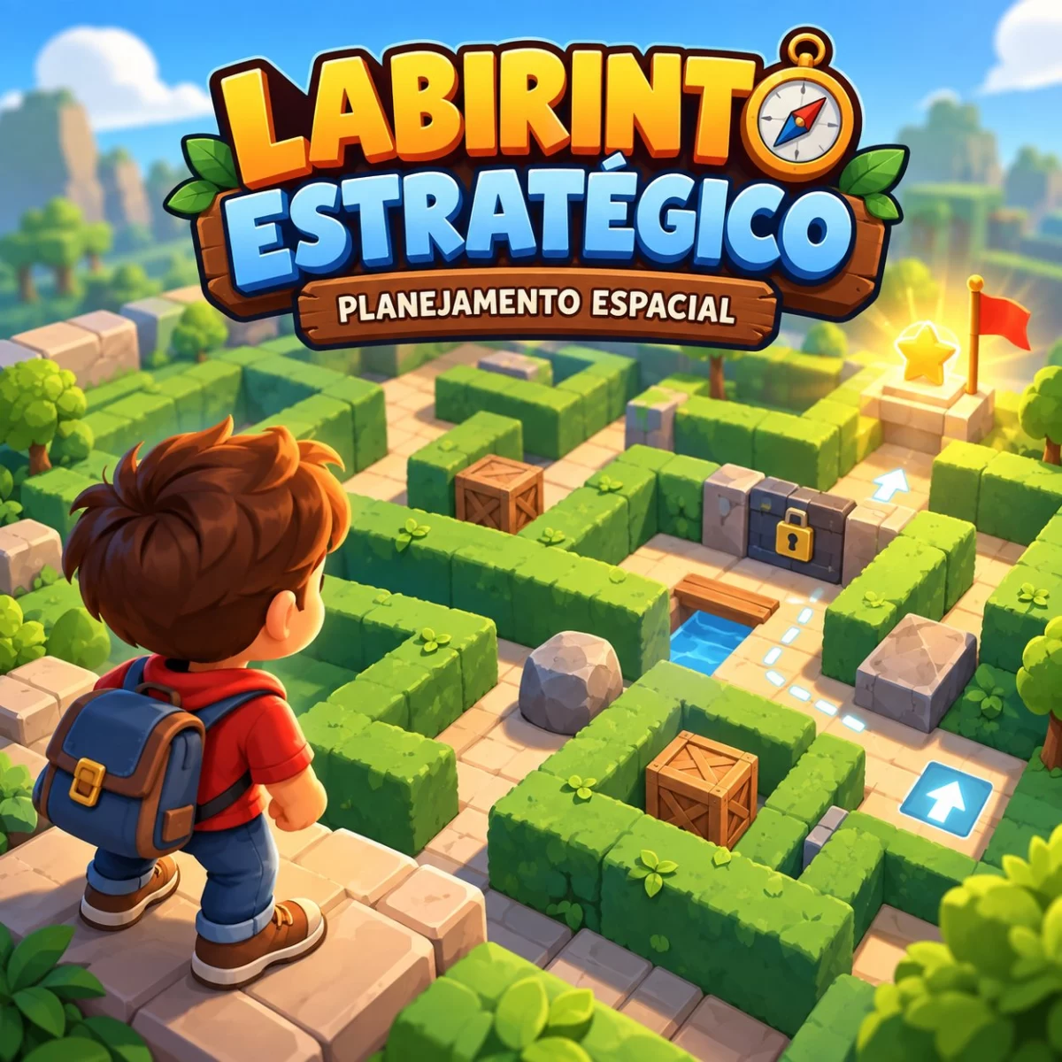 Capa do jogo Labirinto Estratégico